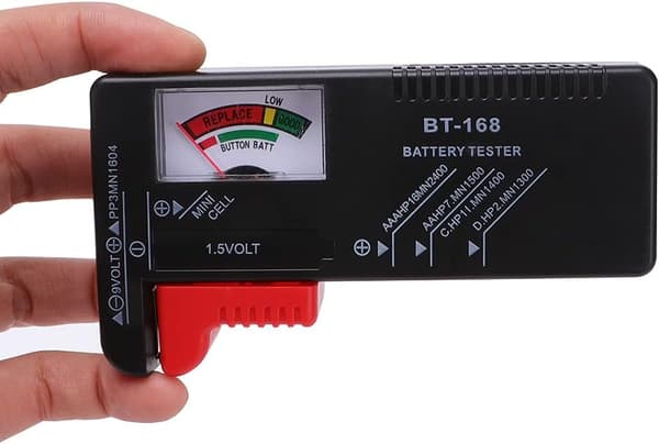 (BT-168) Universal Digital Batteritester Voltmåler, Digital Batteritester, Knappcellebatterier