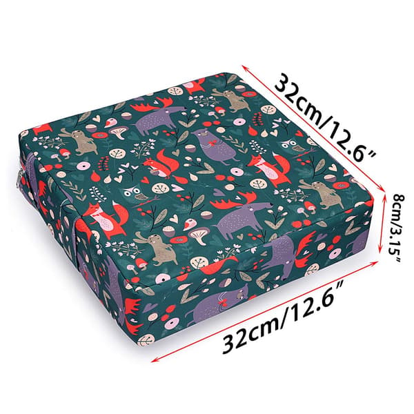 Baby Småbarn Barnesete Avtakbart Justerbart Vaskbart Sete med Stropper (Dyr + Skog) color 1