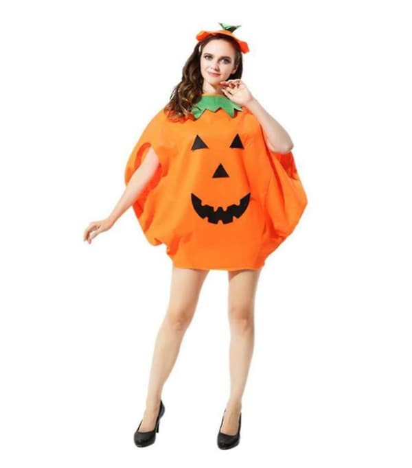 Ett Halloween-kostym för cosplay, fest, pumpakostym