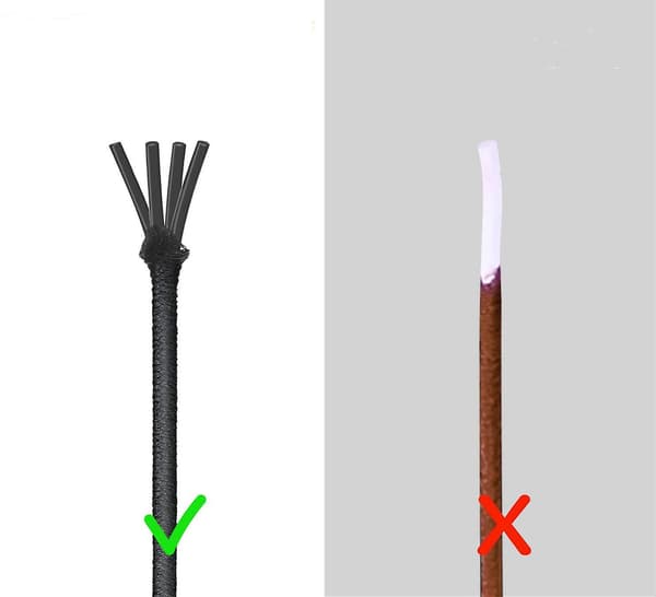 Elastisk tråd för armband, smyckestråd (1,2 mm, 100 meter, svart)