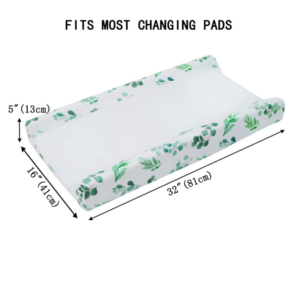 Överdrag för skötbäddar, skötbäddsöverdrag babyrum blöjbyte skötbädd 81 x 41 x 13 cm（stil 2） color 2