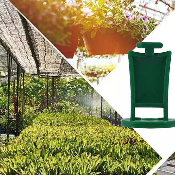50 st växthusklämmor i plast, längd 3,6 mm, trädgårdsväggklämmor för trädgårdsfästen