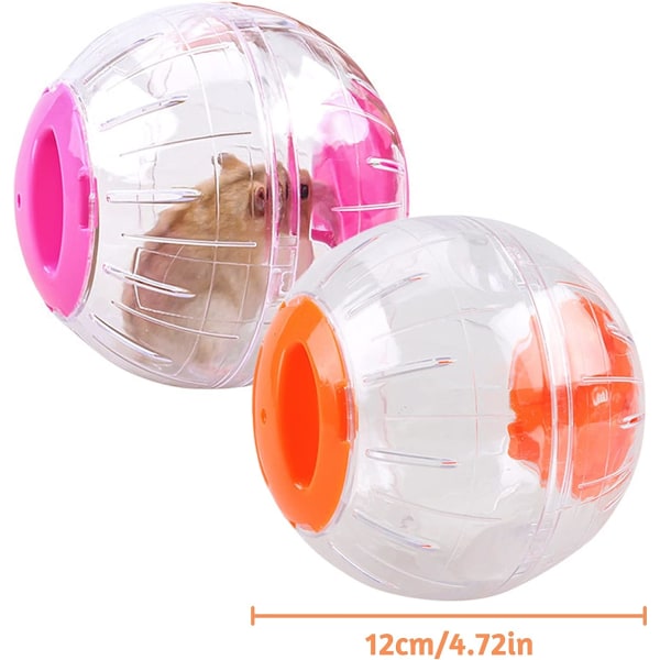 Leksak hamster springboll, aktivitetsleksaker fitnessboll husdjurssport - 12cm