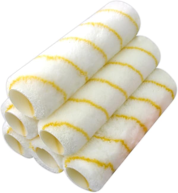 Pro Grade - Malerrulledeksler - 1/2 X 9 Tommer Mikrofiber 6-pakning
