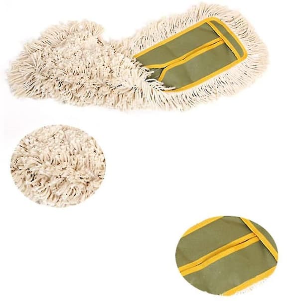 Moppedeksel bomull, 2 stk bomull mopp moppdeksler gulvvisker 40cm