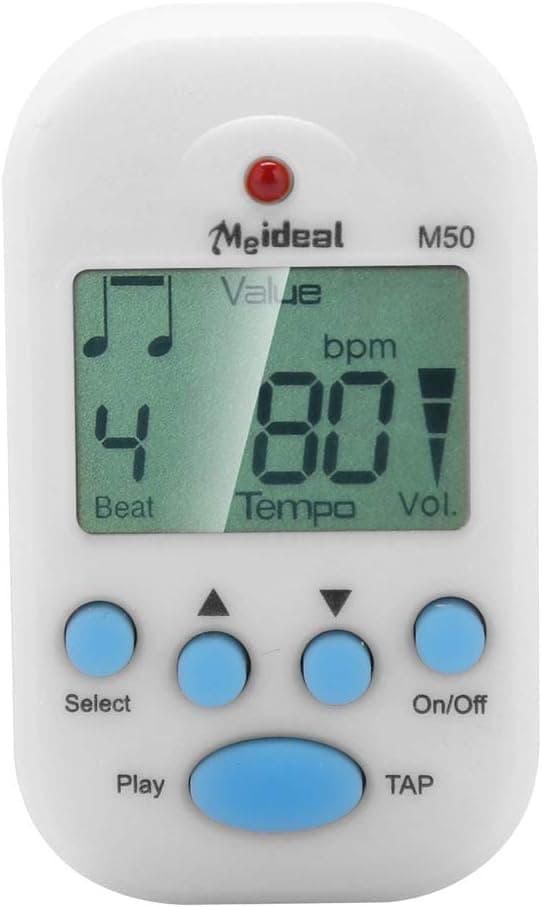 Mini Metronom LCD Digital M50 Metronom Bärbar Clip-On Beat