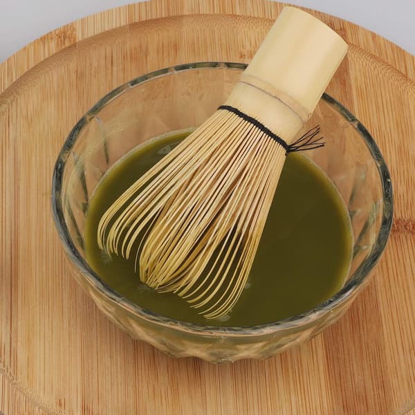Japanilainen käsintehty bambu mini matcha -sekoitustyökalu (keltainen) 1 kpl