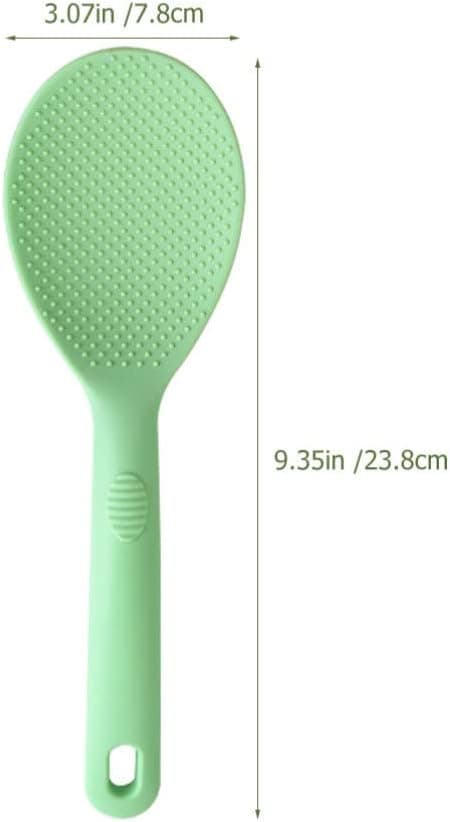 2 deler silikon rispadle non-stick asiatisk risskje suppehåndtak non-stick