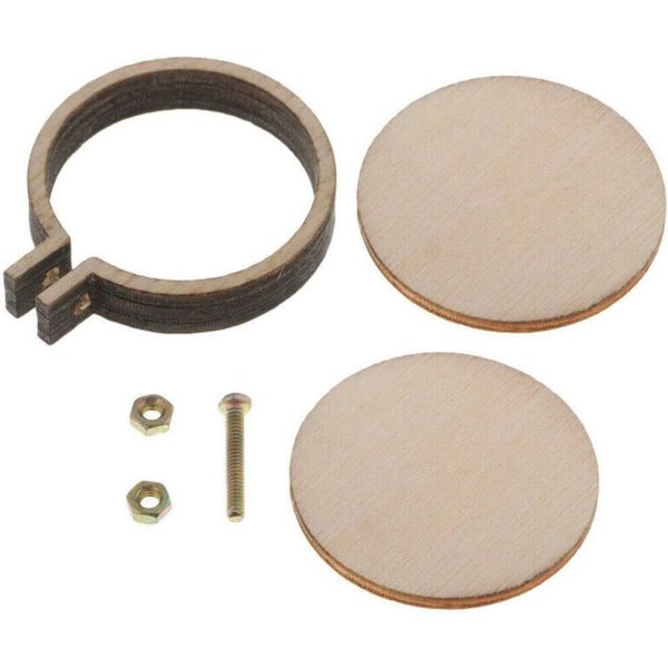 10 st Mini Broderi Båge Ring Trä Korsstygn Ram för DIY Konst Sömnad