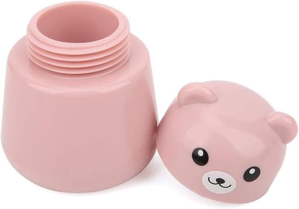 Bærbar pillekvern medikamentkvern (rosa)