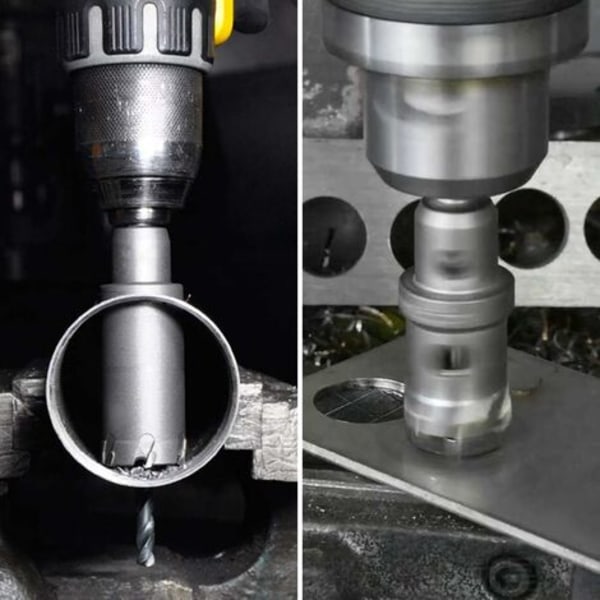 Industriell tung karbid bimetallhålsåg för skärning av rostfritt stål hål 1-3/8\"(35mm)