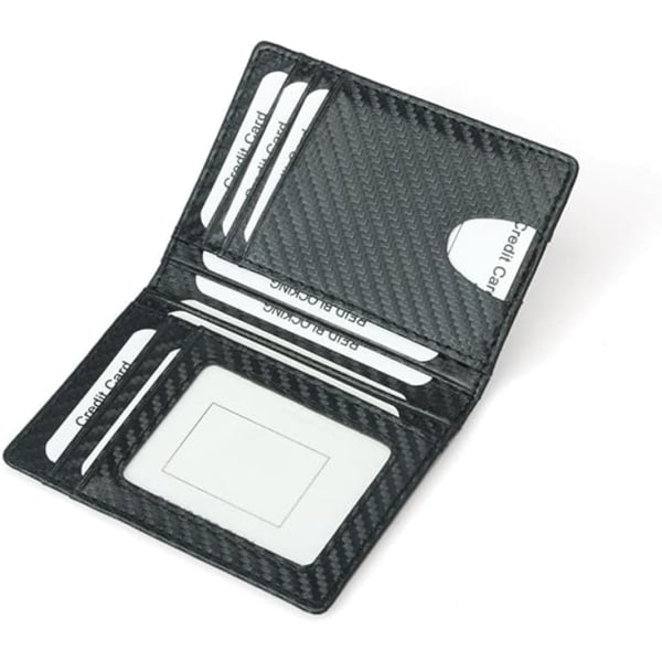 Kreditkortshållare RFID-blockering för män Slimmet case för bankkreditkort Plånbok RFID-blockering