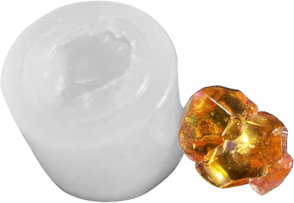 Krystal Klynge Silikone Epoxy Form DIY Håndværksprojekt (Sektion D, 2.8x3x2cm)