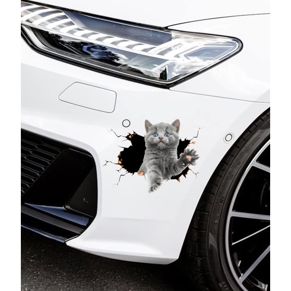 3D Söt djurtema klistermärke Bil anpassade dekorativa fönster Bumper Crack bil klistermärke