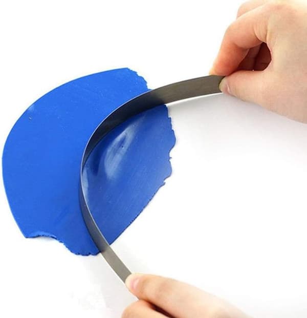 2 stk. fleksible knive i rustfrit stål til polymerler, keramiske udskæringsværktøjer (10 cm + 20 cm)
