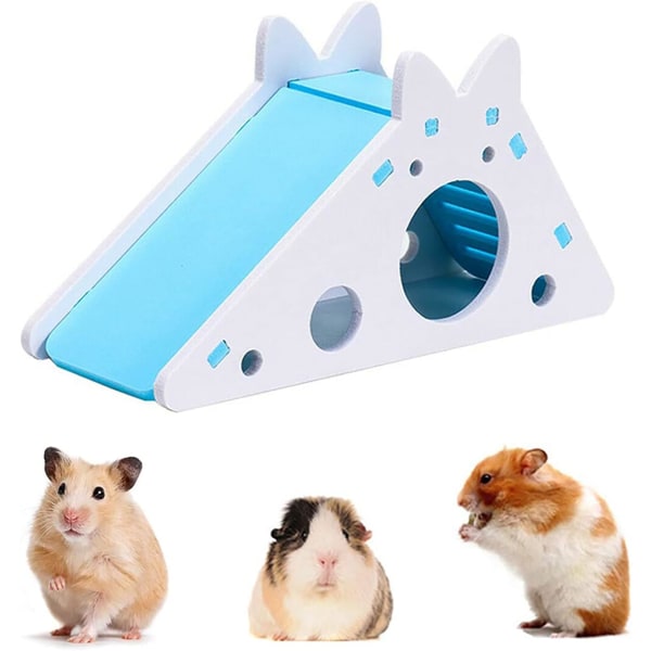 Hamster bur hus rutschkana hydda leksaker Små djur aktivitet klätterleksaker