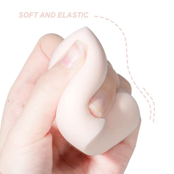 4 stk. Makeup Svamp Beauty Blender Sæt - Makeup Svampe Til Foundation Blender Yellow