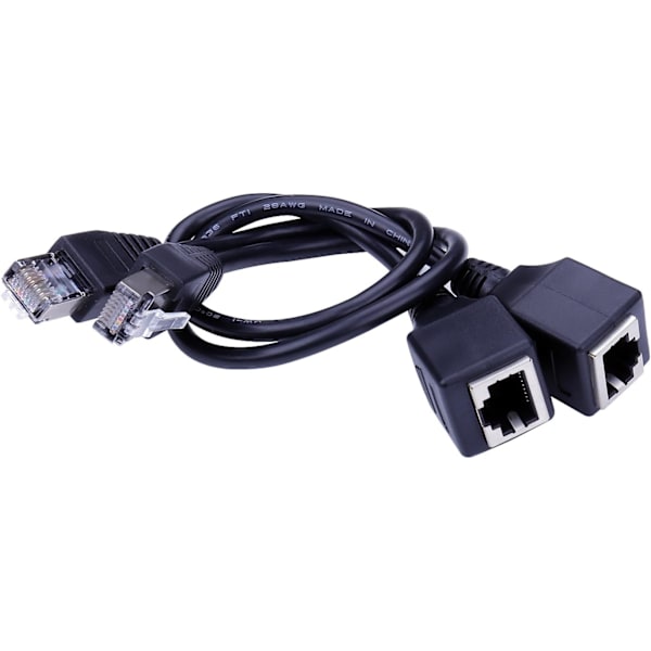 Ethernet-förlängningskabel Nätverkskabel RJ45-förlängningskabel 1FT/30CM 2 stycken 30cm