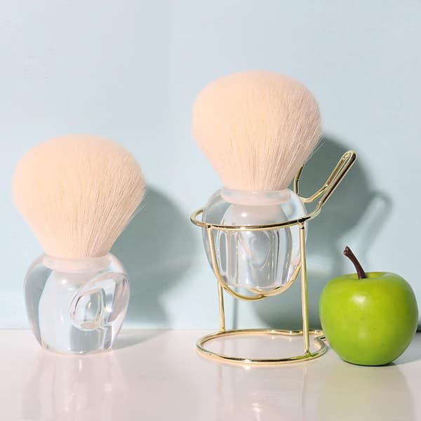 Neglestøvbørste Makeupfjernerbørste Neglekunstbørste til rengøring af negle 2 stk. pink+white