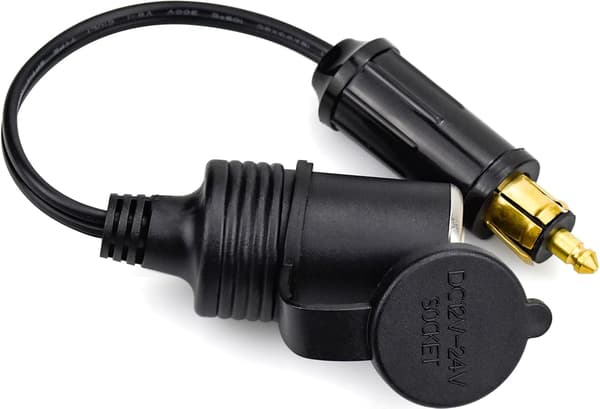 12V-24V til standard cigarettænderstik, cigarettænderadapter, europæisk hanstik cigarettænderadapter