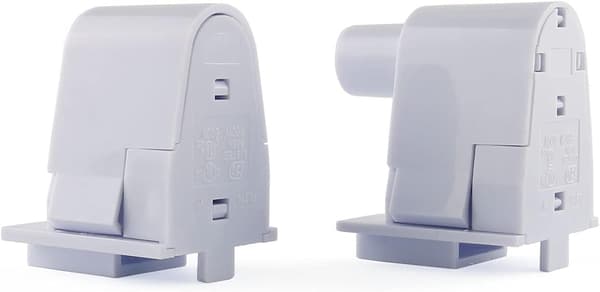 Gravsten Base Beslag Sokkel Stik Enkeltbenet Lampe Stik - 2 Par
