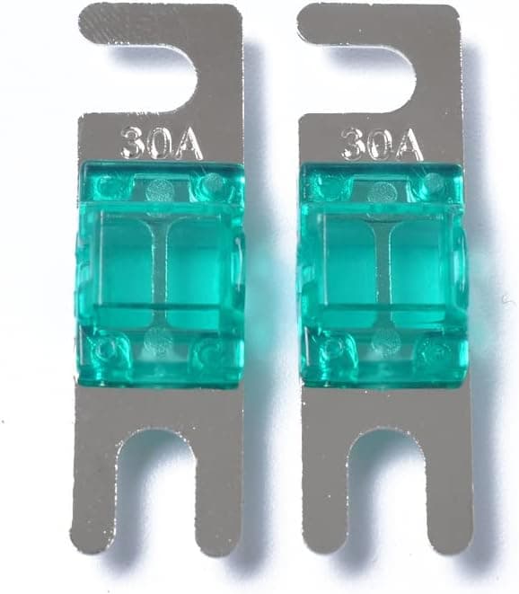 5-pack Mini ANL-säkring 30A ANL-säkring för bil Marinljud Video System Grön 30A