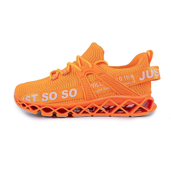 Andningsbara löparskor Blade Slip on Sneakers Herr Orange storlek 44 Orange 27cm