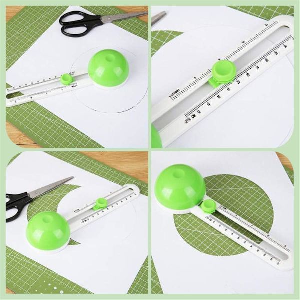 Cirkelsax Diametrar Papperstrimmer Scrapbooking Verktyg Hantverk