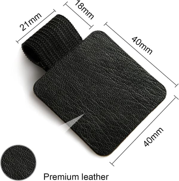 Notatbok selvklebende pennring elastisk pennholder (tilfeldig farge) 8 stk