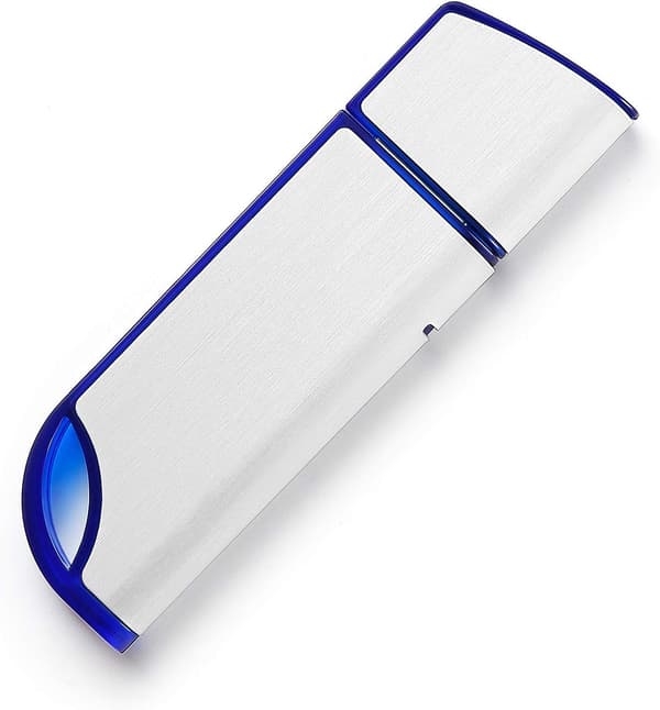 32G USB-flashdrev Hukommelsesstick Tommelfingerdrev til bærbar computer med indikatorlys (blå)