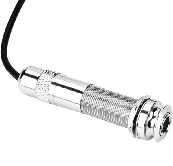 Gitar Pickup Selvklebende Design Pickup Mikrofon Transduser Sett Ingen Batteri Nødvendig