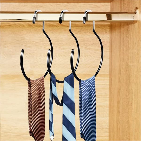Garderobe Organizer Kroker Skap Skjerf Ring Kroker 5 Stykker (sølv) silver