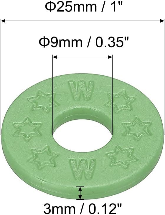 Pakke med 12 stroppeblokker gummistroppeblokk, for gitarstroppknapp (grønn) green