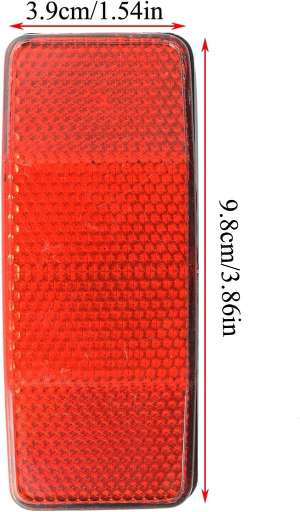 Styrefeste Sikker Sykkelreflektor Reflekterende Front Bak Advarselslys Sykkeltilbehør