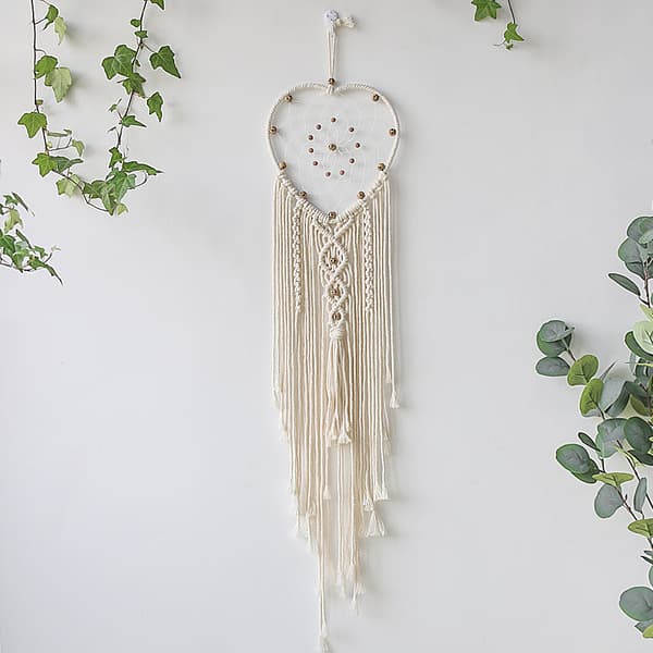 Hängande boho väggdekor, drömvävd väggdekormatta av Dream Macrame