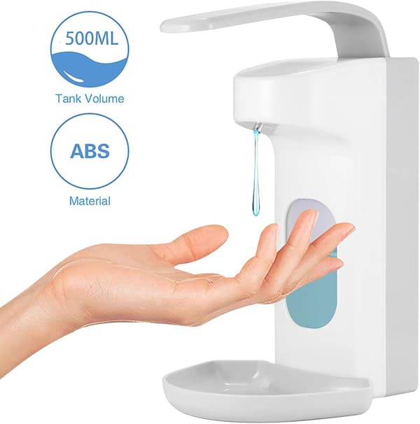 500 ml automatisk beröringsfri IR-rörelsesensor tvålbehållare för väggmontering
