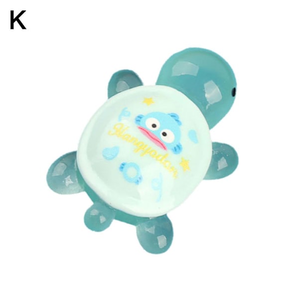 Cartoon Glow-in-the-dark Liten Sköldpadda Blind Box Söt Resin Micr Green2 1pcs