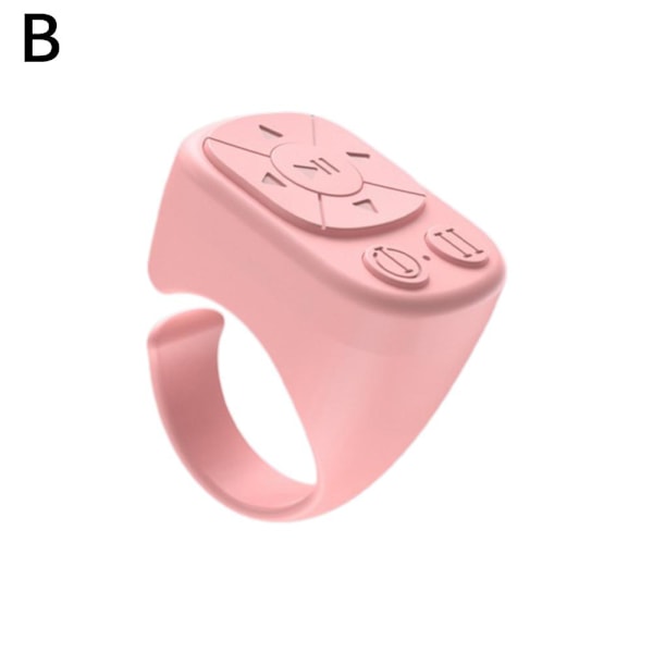 Trådlös fingerscroll - Bluetooth-fjärrkontroll för sidvändning Pink 1set