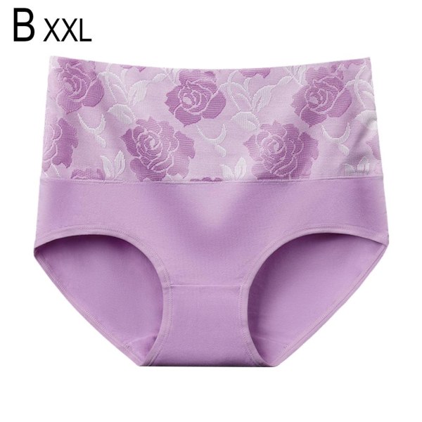 För kvinnor Inkontinens Läckagesäkra underkläder, läckagesäker skydd Light Purple XL