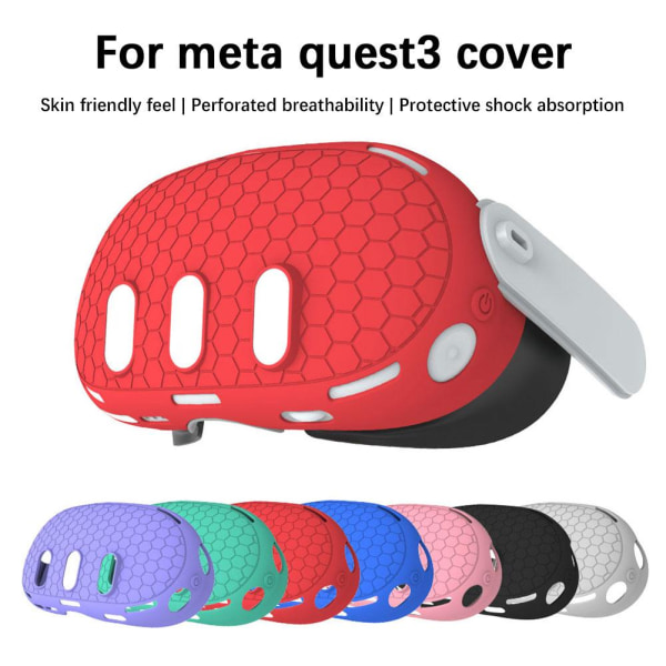 VR Headset Cover Repsäkert Dammtät Headset Ski blue For meta quest3