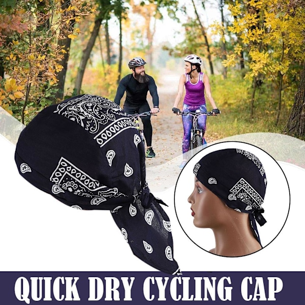 Cykelbandana Sport Pirathatt Unisex Huvudband Rag Beanie Wrap 1 1pc