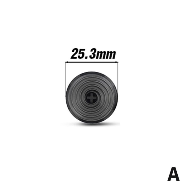 Arkadersättningsfärgglada knapplock för mekanisk tryckrumpa black 25.3mm