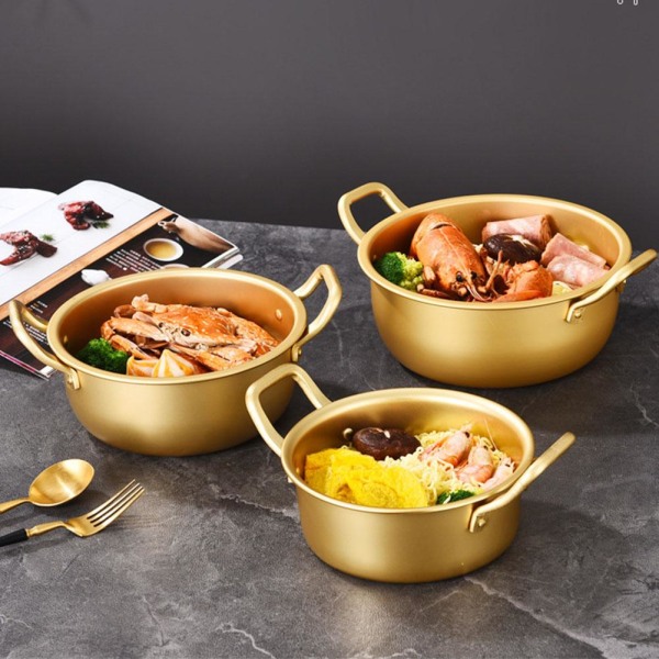 14cm/16cm/18cm Koreansk Ramen Nudelkruka Koreansk aluminiumlagerkruka 16cm one-size