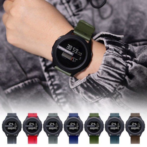 Original vattentät digital watch för män för kvinnor Blue One size