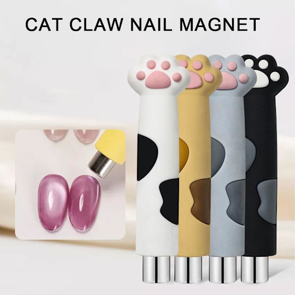 Nagelmagnet Cat's Eye Magnet Cat's Claw Roll Cat's Eye Gel Magnet Nagel Black 1pcs