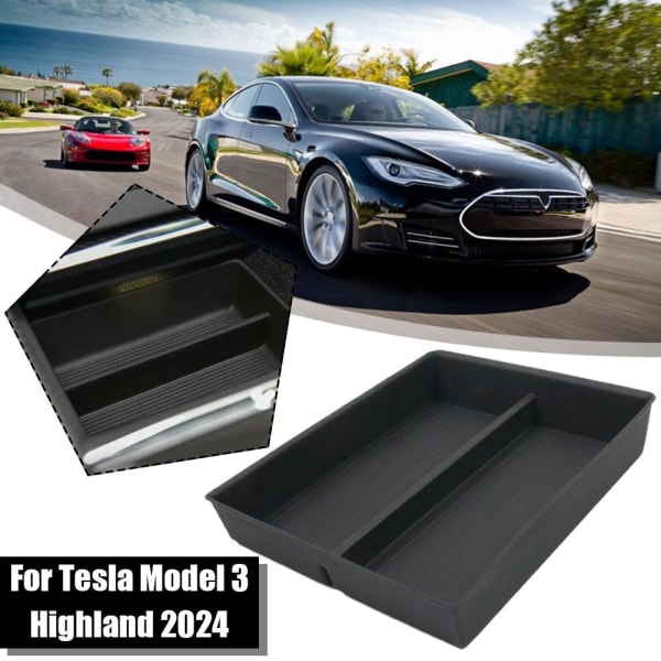 ABS Central Control Storage Box För Tesla Model 3 Highland 2024 C 1pcs