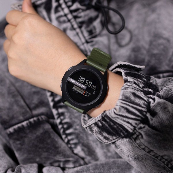 Original vattentät digital watch för män för kvinnor Grey One size
