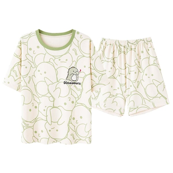 Kvinnors pyjamas Kvinnors set av nattkläder T-shirts Kvinnor Kvinnor P the letter Mickey XL