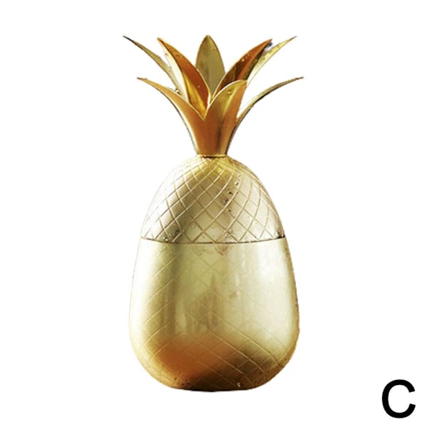 Ananas Cocktail Cup Pläterad Ananas Cocktail Cup Bar Mug Fas golden one size