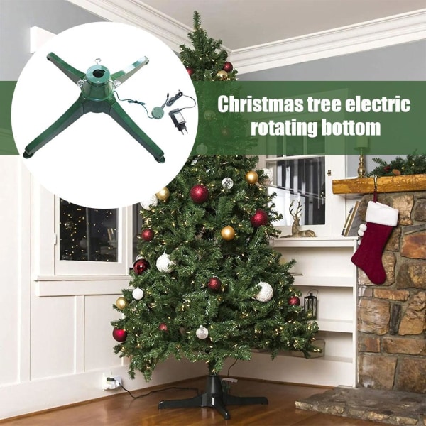 Julgransstativ Elektrisk 360 graders roterande basträdsuppsättning green8 UK